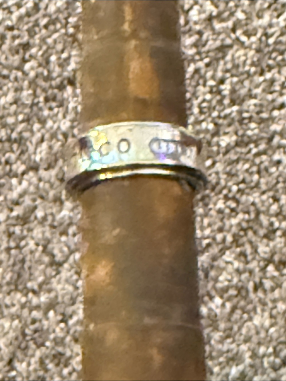 Tiffany & Co. .925 from the 1837 collection with  concave design, size 7 - Picture 8 of 15